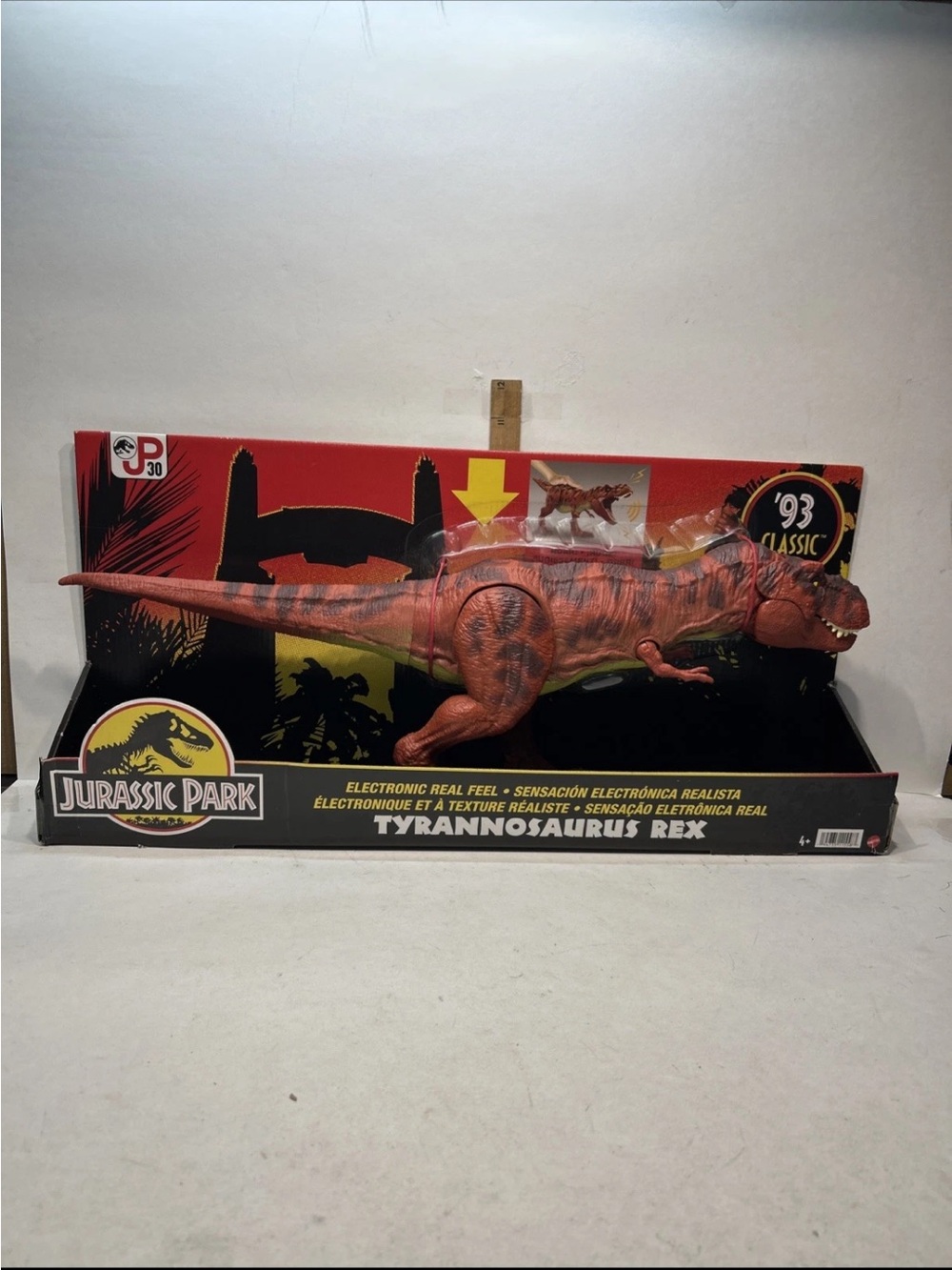 Tyrannosaurus Rex Toy - Red Dinosaur Figure